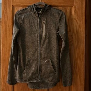 Grey athletic jacket